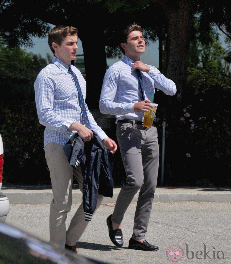 Zac Efron y Dave Franco juntos en el rodaje de 'Townies'