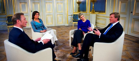 Guillermo y Máxima de Holanda conceden una entrevista antes de la coronación