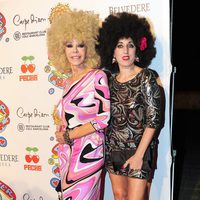 Bibiana Fernández y Rossy de Palma en la fiesta Flower Power 2013