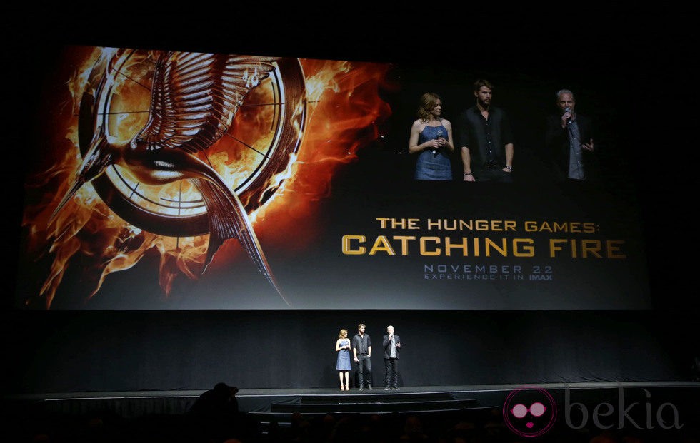 Presentación de 'Los Juegos del Hambre. En llamas' en la CinemaCon 2013