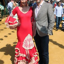 Chayo Mohedano y Andrés Fernández en la Feria de Abril 2013