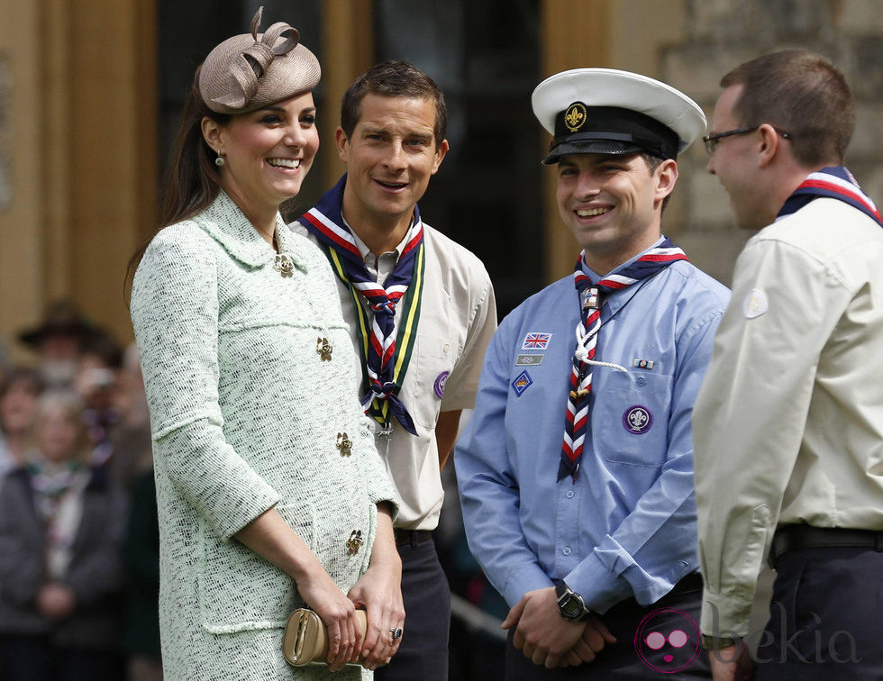 La Duquesa de Cambridge en un acto de los Scouts