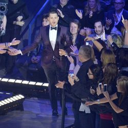 Michael Bublé durante su actuación en los Juno Awards 2013