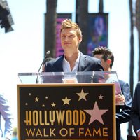 Nick Carter dedica unas palabras en el Paseo de la Fama de Hollywood