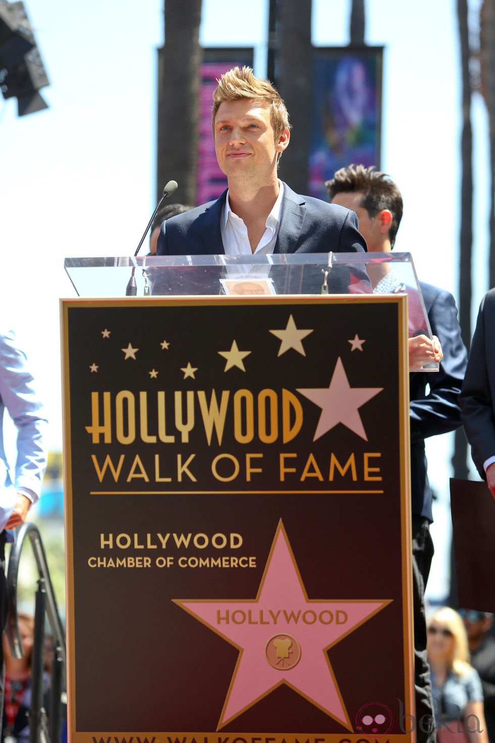 Nick Carter dedica unas palabras en el Paseo de la Fama de Hollywood