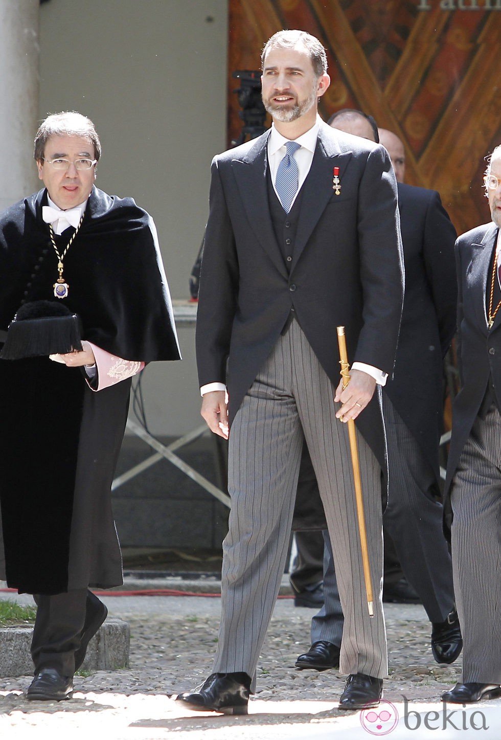 El Príncipe Felipe en la entrega del Premio Cervantes 2012