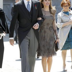 Los Príncipes Felipe y Letizia en la entrega del Premio Cervantes 2012