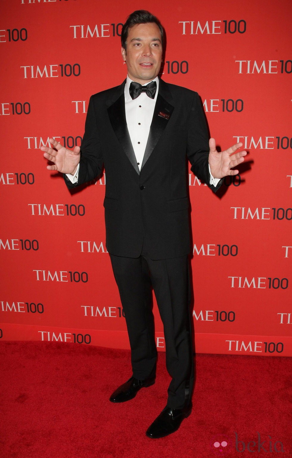 El presentador Jimmy Fallon en la gala de la revista Time 2013