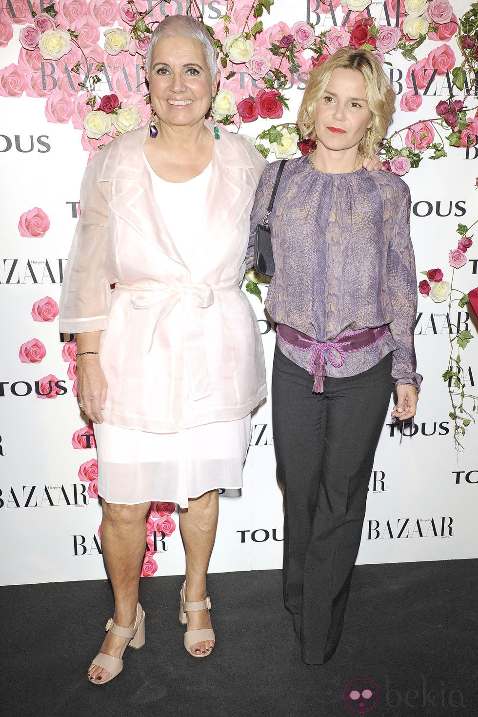 Rosa Tous y Eugenia Martínez de Irujo en la fiesta de presentación del perfume 'Rosa'