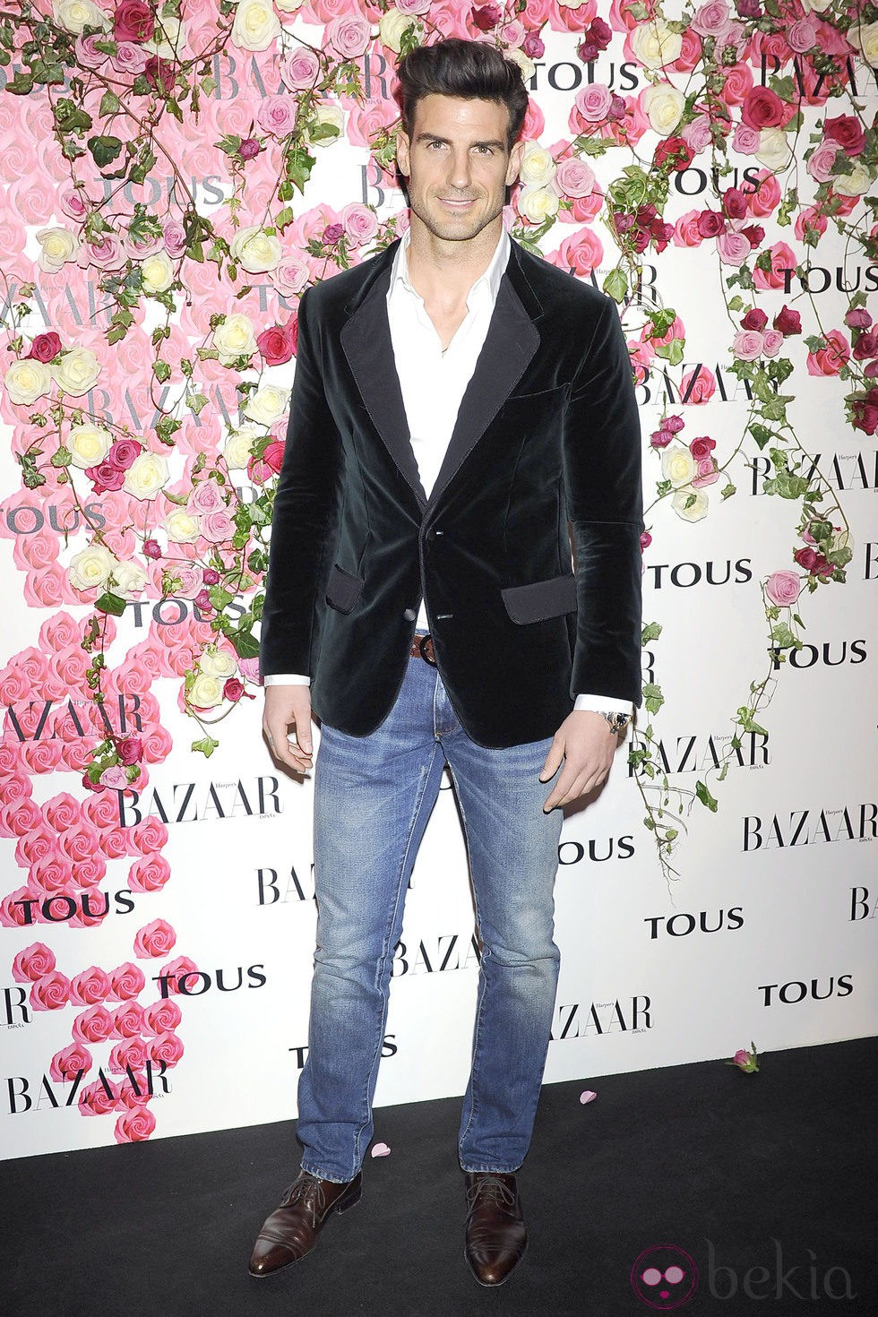 Aitor Ocio en la fiesta de presentación del perfume 'Rosa'