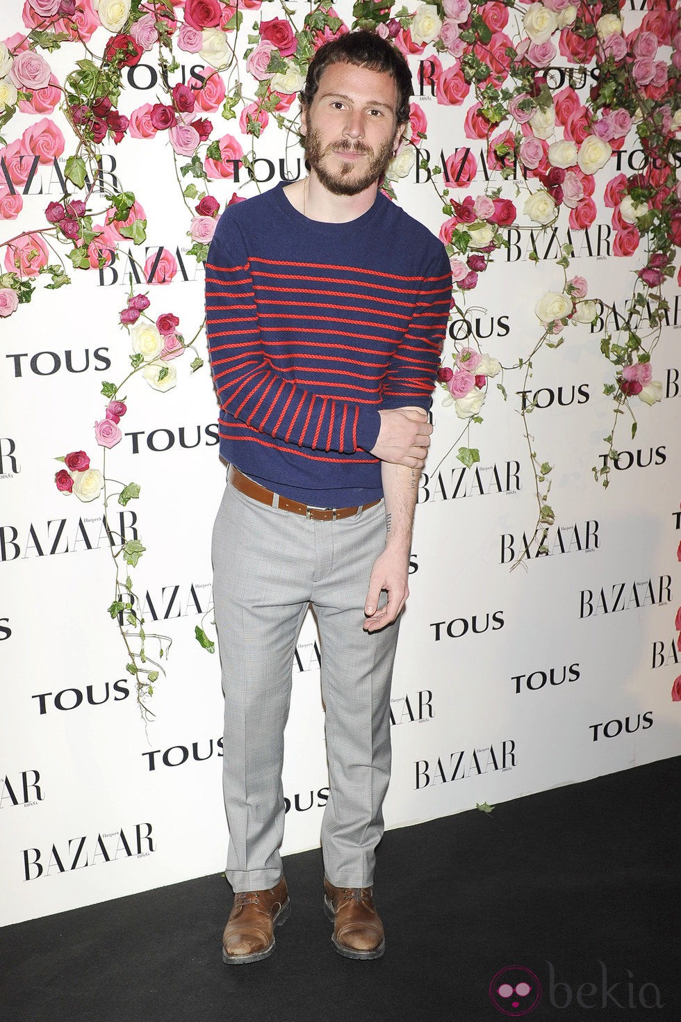 Rubén Ochandiano en la fiesta de presentación del perfume 'Rosa'