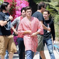 Zac Efron en el rodaje de 'Townies'