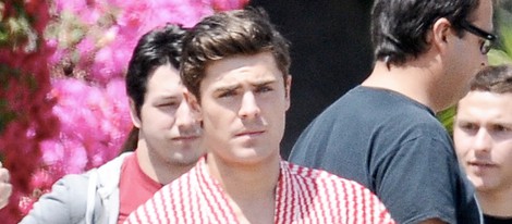 Zac Efron en el rodaje de 'Townies'