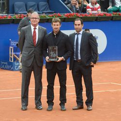 Juan Carlos Ferrero y Albert Costa en el Conde de Godó 2013