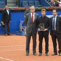 Juan Carlos Ferrero y Albert Costa en el Conde de Godó 2013