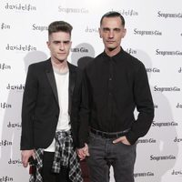 David Delfín y Pelayo Díaz en el estreno del cortometraje 'Ruido'