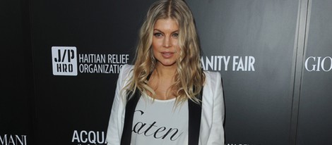 Fergie, cantante de 'The Black Eyed Peas', en los estudios Paramount