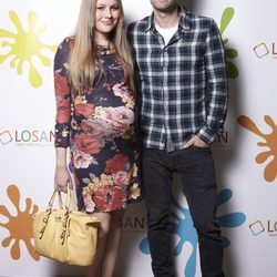 Esmeralda Moya y su marido Carlos García en la inauguración de LOSAN KIDS en Madrid