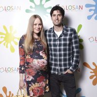 Esmeralda Moya y su marido Carlos García en la inauguración de LOSAN KIDS en Madrid