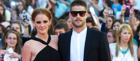 Ana Polvorosa y Luis Fernández en la clausura del 16 Festival de Málaga