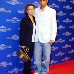 Ronaldo Nazario y su madre Sonia