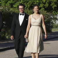 Victoria de Suecia y Daniel Westling en 2008