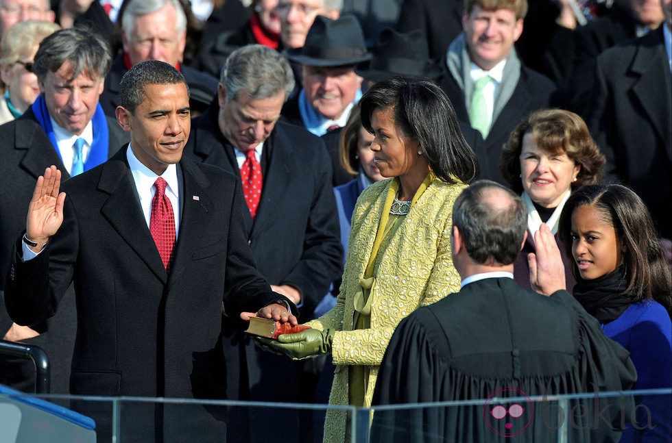 Barack Obama toma posesión como presidente de Estados Unidos en 2009