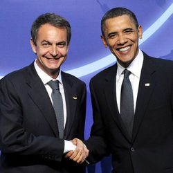 Zapatero y Obama en 2010