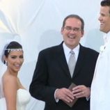 Kim Kardashian y Kris Humphries en el altar