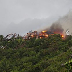 Incendio en la casa de Richard Branson