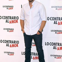 Álex Barahona en la presentación de 'Lo contrario al amor'