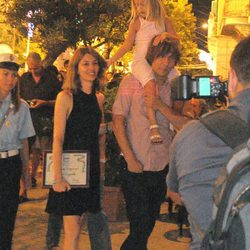 Sofia Coppola, Thomas Mars y su hija en Bernalda