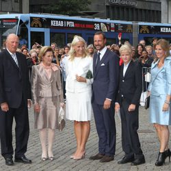 La Familia Real de Noruega en el 10 aniversario de Haakon y Mette Marit de Noruega