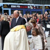 Ingrid Alexandra de Noruega en el 10 aniversario de Haakon y Mette Marit