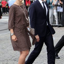 Los Príncipes Victoria y Daniel de Suecia en el 10 aniversario de Haakon y Mette-Marit