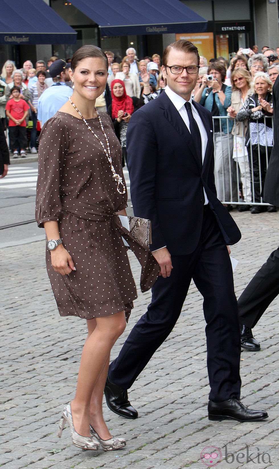 Los Príncipes Victoria y Daniel de Suecia en el 10 aniversario de Haakon y Mette-Marit