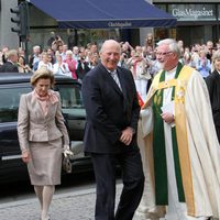 Los Reyes de Noruega en el 10 aniversario de boda de Haakon y Mette-Marit