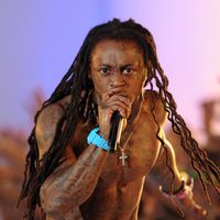 Lil Wayne durante su actuación en los MTV Video Music Awards 2011