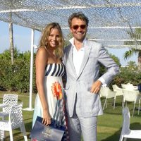 Estefanía Luyk y Jose&#769; Luis Di&#769;ez de Baldeo&#769;n en la final de Polo de Sotogrande