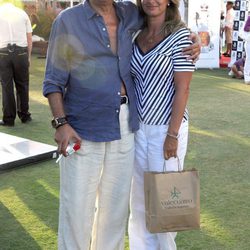 Julián Muñoz y Karina Pau en la final de Polo de Sotogrande