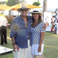 Julián Muñoz y Karina Pau en la final de Polo de Sotogrande