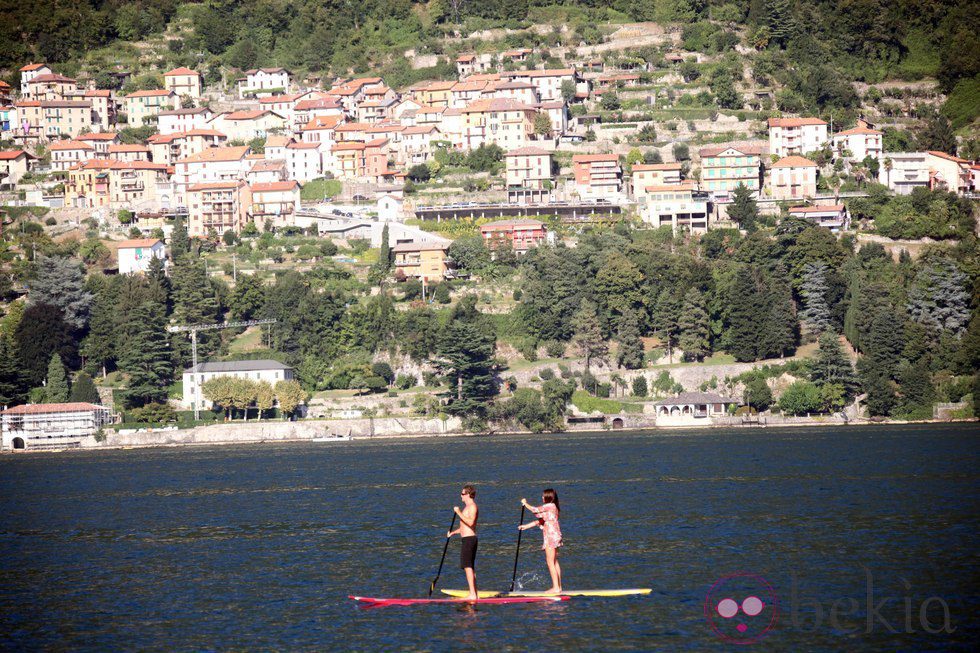 Cindy Crawford y Rande Gerber, dos turistas de lujo en el lago Como