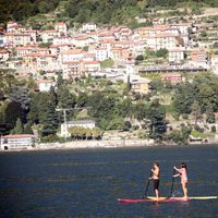 Cindy Crawford y Rande Gerber, dos turistas de lujo en el lago Como