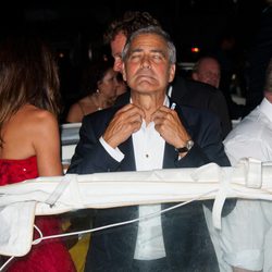 George Clooney durante la ceremonia de apertura de la Mostra de Venecia