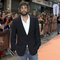 Unax Ugalde en el estreno de 'El corazón del océano' en el FesTVal de Vitoria