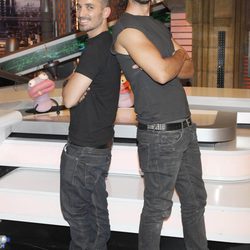 Juan Ibáñez Pérez y Damián Molla en la presentación de 'El hormiguero 3.0'