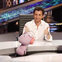 Pablo Motos muy sonriente en la presentación de 'El hormiguero 3.0'