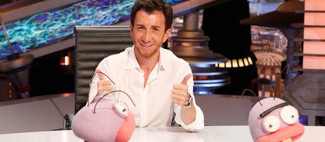 Pablo Motos muy sonriente en la presentación de 'El hormiguero 3.0'