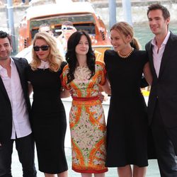 Madonna y el reparto de 'W.E.' en la Mostra de Venecia