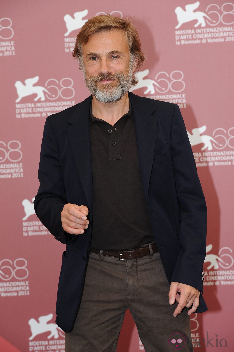 Christoph Waltz en la presentación de 'Un Dios salvaje' en la Mostra de Venecia